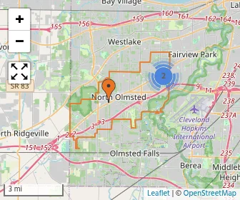 Area schools map